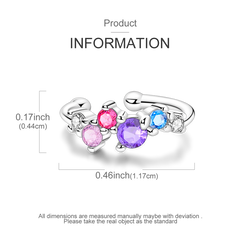 Hypoallergenic Zirconia Ear Cuff Clip