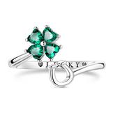 Four-Leaf Clover Ring