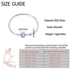 Paw Charm Snake Chain Bracelet