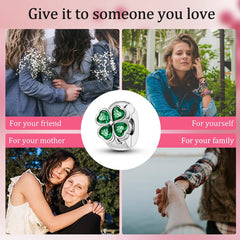 Snap-On Four-Leaf Clover Bead