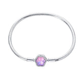 Paw Charm Snake Chain Bracelet