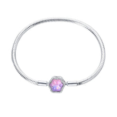 Paw Charm Snake Chain Bracelet