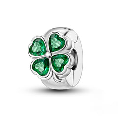 Snap-On Four-Leaf Clover Bead