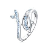 Adjustable Dolphin Ring