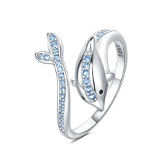 Adjustable Dolphin Ring