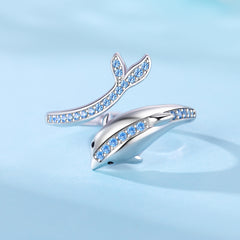 Adjustable Dolphin Ring