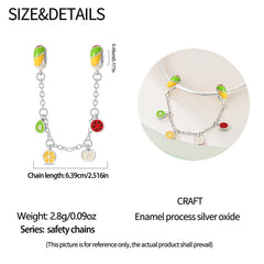 Fruit Charm Safety Chain