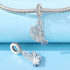 Captivating Blue Gradient Butterfly Beads