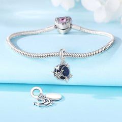 Star batman bracelet pendant