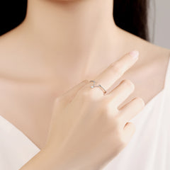 Twisted Aobao opening ring