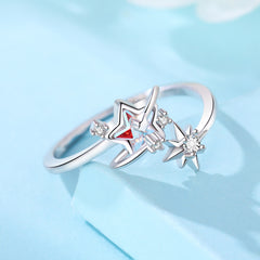 Adjustable Star Diamond Ring