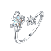 Adjustable Star Diamond Ring