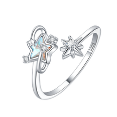 Adjustable Star Diamond Ring