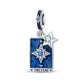 925 Sterling Silver Tarot Star Pendant Necklace