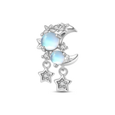 S925 Sterling Silver Moonlight Spacer Beads DIY