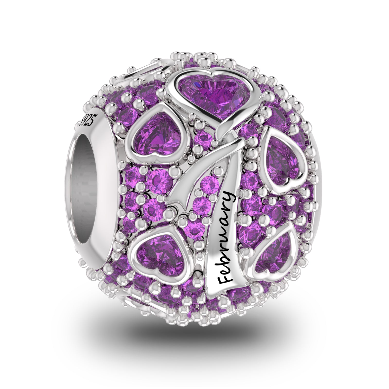 Lakese Garnet S925 Sterling Silver Courage Bead - Eternal Flame for Career & Love