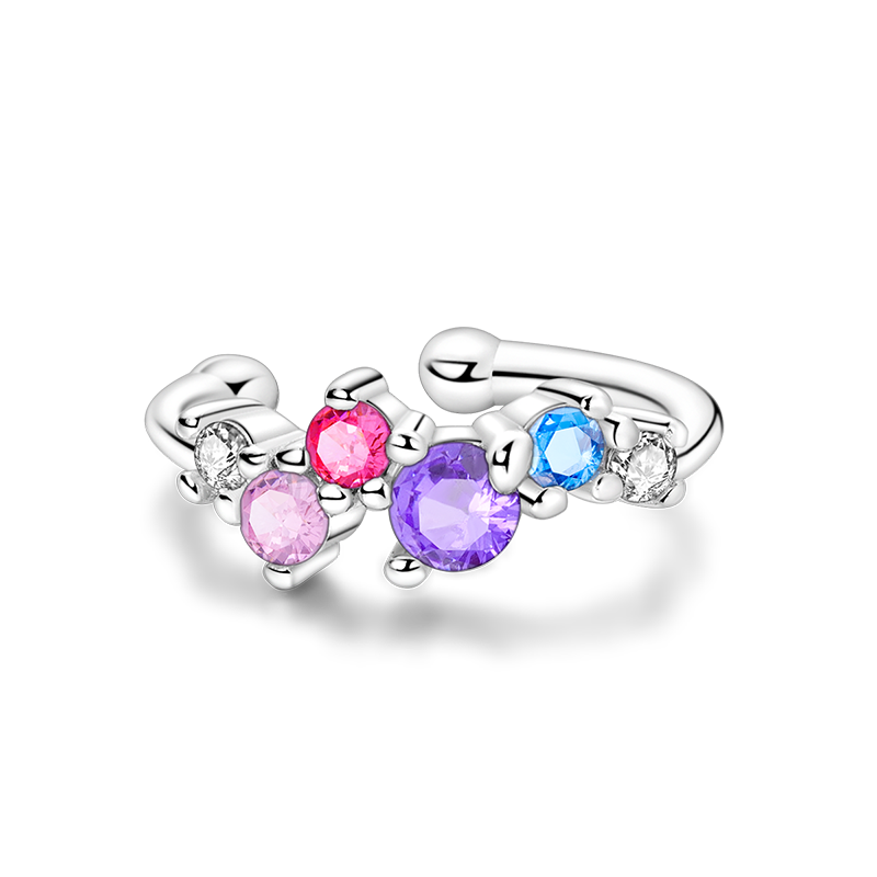 Hypoallergenic Zirconia Ear Cuff Clip
