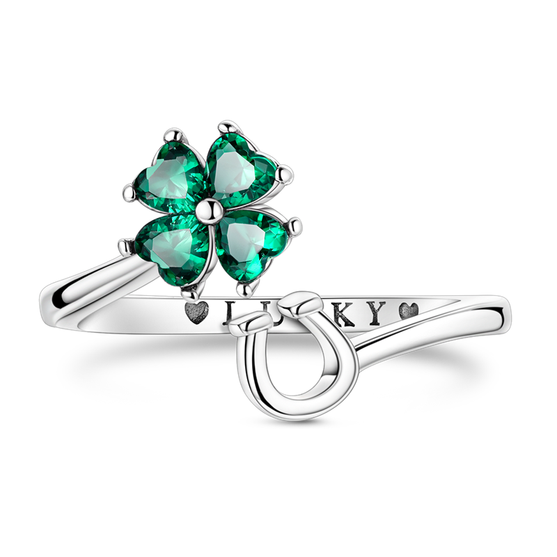 Four-Leaf Clover Ring