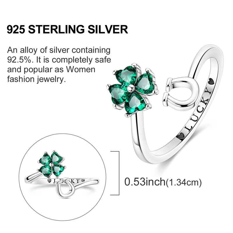 Four-Leaf Clover Ring