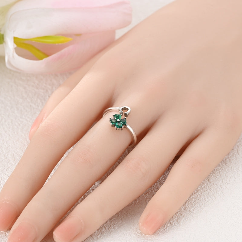 Four-Leaf Clover Ring