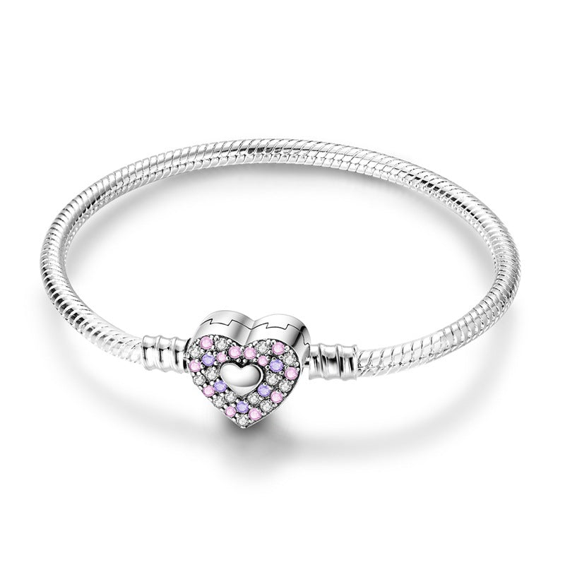 Heart Snake Chain Bracelet