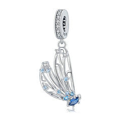 Captivating Blue Gradient Butterfly Beads
