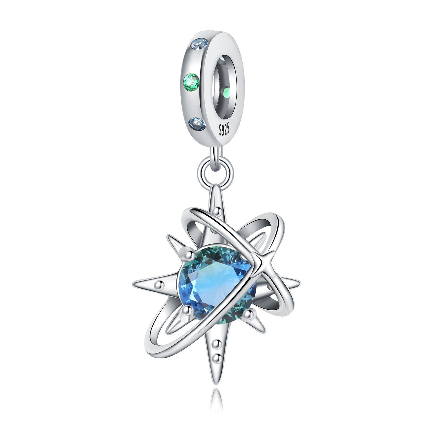 Sterling Silver Sun Pendant Bracelet