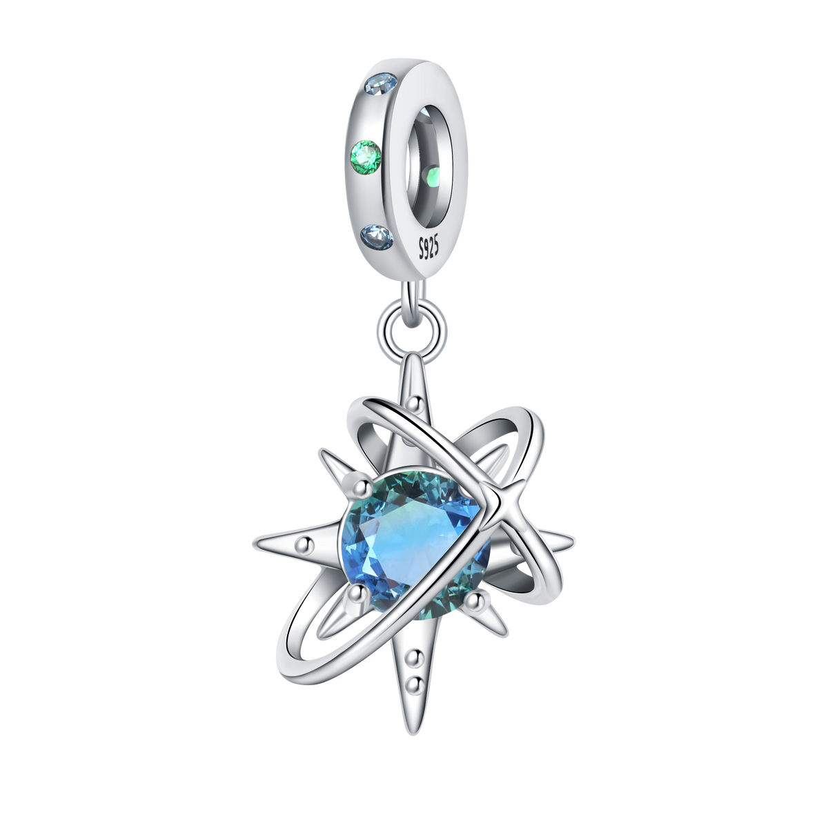 Sterling Silver Sun Pendant Bracelet