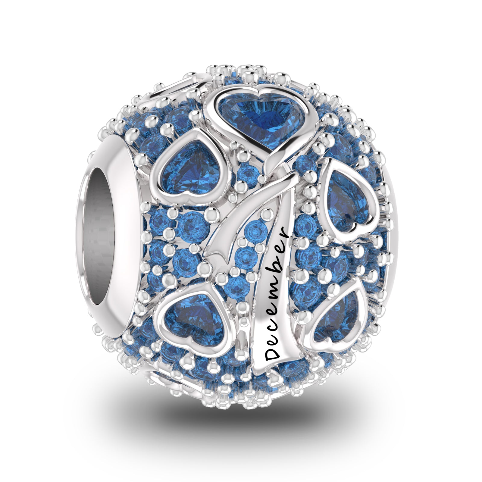 Lakese Garnet S925 Sterling Silver Courage Bead - Eternal Flame for Career & Love