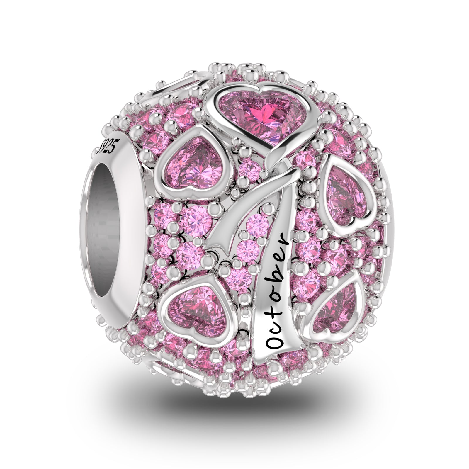 Lakese Garnet S925 Sterling Silver Courage Bead - Eternal Flame for Career & Love